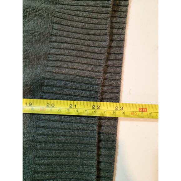 Polo Ralph Lauren Sweater Mens Medium Gray Pony Mock-Neck Preppy Academia Dad - Picture 9 of 9